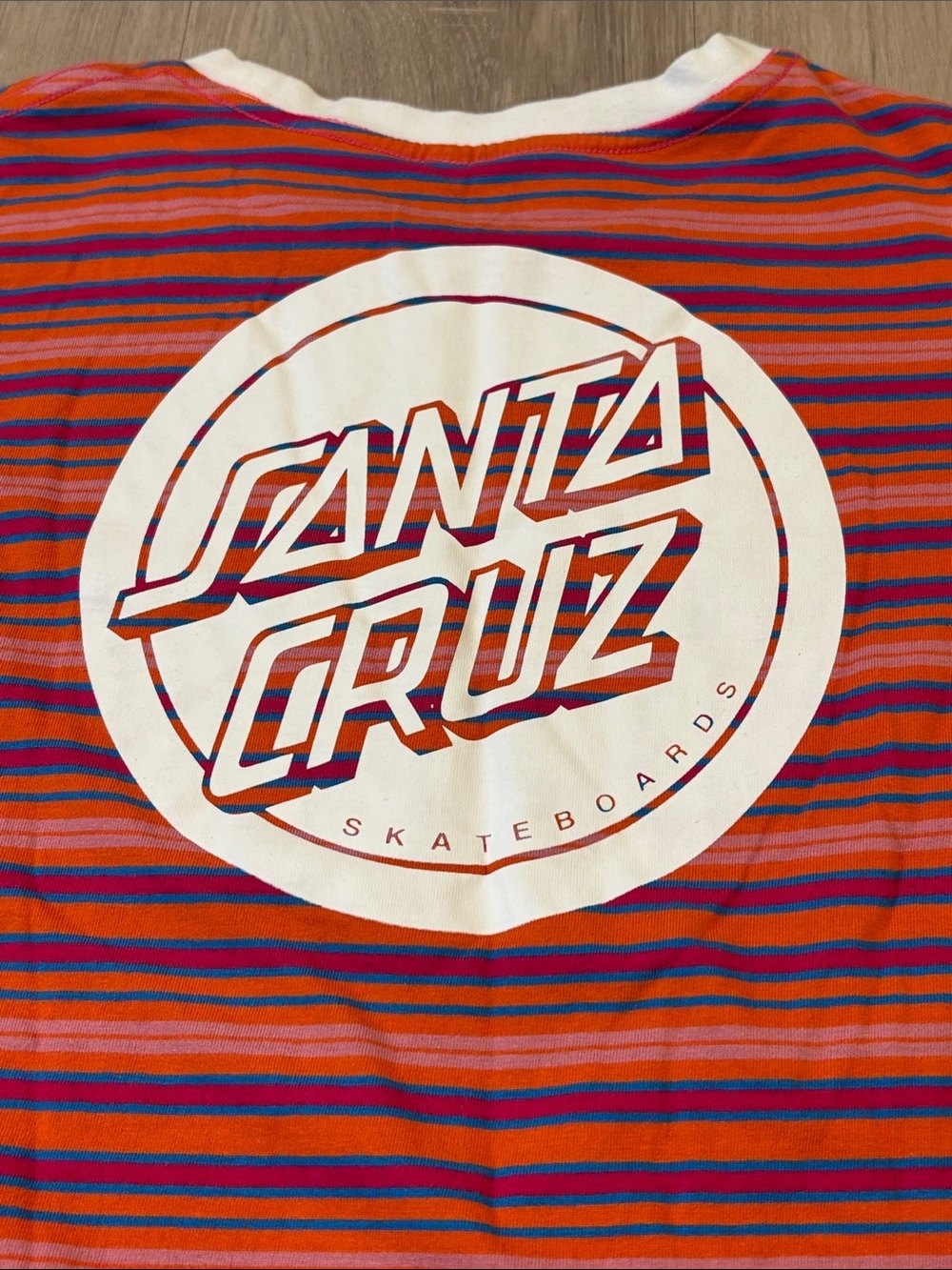 Santa Cruz Skateboards Stripe Ringed Dot Boyfriend Ringer Long sleeve tee - Picture 9 of 13